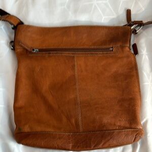 Jack Georges Quality Voyager Buffalo Brown Leather Cross Body Shoulder Bag Large